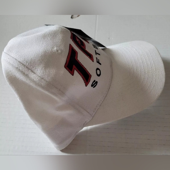 STARTER The Right Hat TBS Softball Adjustable Hat White NWT - Picture 2 of 9